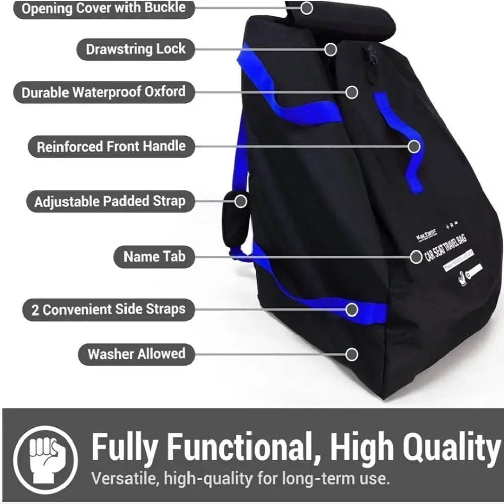Black Car Seat Travel Bag